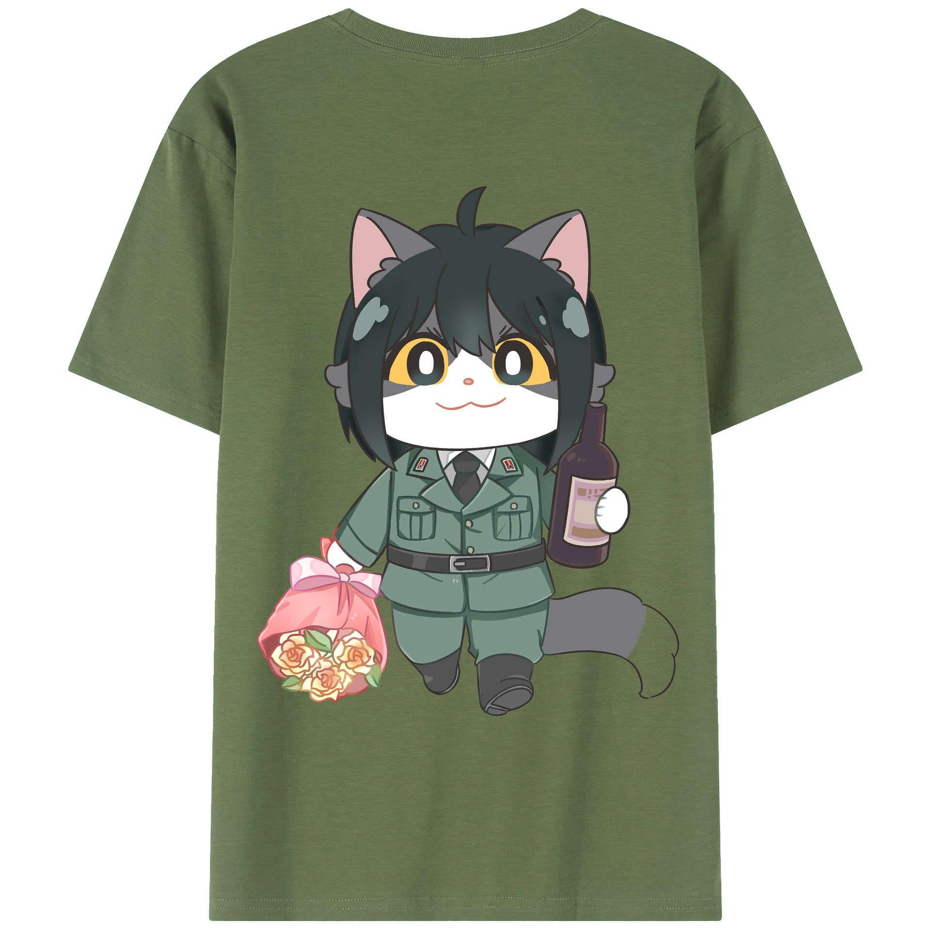 （画像用） SPY×FAMILY间谍家家酒 綿100％ メンズ半袖Tシャツ（バックプリント） 通気性